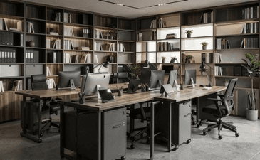 Executive Workstation & Home Office Library